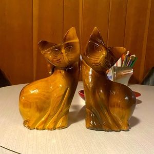 MCM Wooden Cats